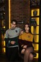 Harry Potter Gryffindor Quidditch Sweater Licensed Warner Bros Burgundy Yellow Unisex - Size XL - 7