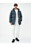 Puffer Jacket, Hooded, Pocket Detailed, Zippered - 2