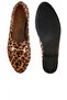 Women's Horsebit Embellished Flat Loafers in Leopard - 5