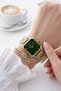 Retro Vintage Model Steel Band 3 Atm Water Resistant Women's Wristwatch Bracelet - 2