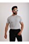 Zinox Fabric Basic Self Patterned T-Shirt