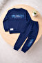 Unlimited Printed Boys' Tracksuit Set 11-14 Years – Casual Sports 2-Piece Set