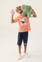 Boy's Orange Capri Set - 2