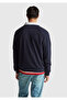 Men's Navy Blue 100% Cotton Relaxed Fit Stranger Things Printed Sweatshirt - 3