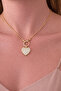 Zircon Stone Heart Necklace - 2
