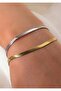 Flat Italian Chain Steel Tarnish-Free Bracelet - 8
