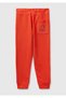 Boy's Red Back Pocket Logo Sweatpants - 2