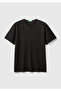 Men's black v-neck slub t-shirt - 2