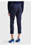 Women's navy blue Transitional chino - 3