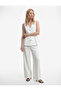Button Detailed Sleeveless Long V-Neck Vest - 2