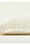 100% Cotton Vintage Double Bed Cover Set Cream (240X260 cm) - 6