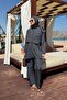 Doha Parachute Fabric 3-Piece Fully Covered Hijab Swimsuit - 3