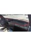 Fiat Uno Glovebox Protection Carpet Suitable for 1983-1997 Models Black Edge Color Red