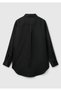 Women's Black 100% Linen Shirt - 2