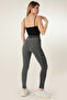 High-Waist Patterned Sports Seamless Leggings - 5