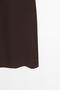 Keten halter midi elbise - 7