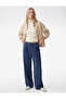 Striped Wide-Leg Palazzo Trousers with Tie-Waist Pockets