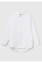 Women's White 100% Linen Shirt - 2