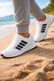 Unisex Lace-up Daily Comfortable Sole Stylish Design Walking Casual Sneaker Sports Shoes - 3