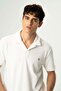 Panda Terry Polo T-Shirt - White - 3