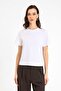 Crew Neck Basic T-Shirt - 2
