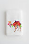 Set of 2 Tasseled Camel Embroidered Hand Towels (30 X 50) - 5