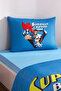 Özdilek Superman Best Friend Single Licensed Fitted Sheet Children's Duvet Cover Set - 2