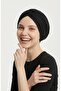 Crystal Tulle Lined Black Ready-made Hijab Hijab Evening Dress Bonnet - 5