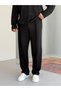 100% Cotton Sweatpants with Stitching Detail - 5