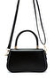 Clamshell Baguette Adel Crossbody Women's Bag Black - 4