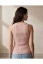 Women Pink Basic Plain Vest - 5