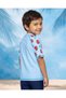 Boys Pale Blue Spiderman Rashguard T-Shirt For Swimming - 3