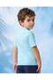 Boys Mint Smiley Rashguard T-Shirt For Swimming - 3