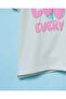 Infant Girls Green Placement Print T Shirt - 4