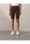 Women Brown Biker Shorts