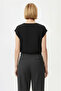 Black Crew Neck Blouse - 3