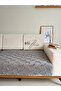 Chenille Seat Cover That Covers the Seating Section 90X220 cm (Dark Gray) - 2