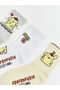 Esvab • Modern & Distinctive Pompompurin Embroidered Girls' Socks 3-Piece Set - 3