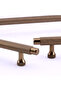 Furniture Drawer Kitchen Cabinet Cupboard Modern Cover Handles Bronze Metal Handle 160 mm - 5