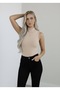 Women's 6-Piece Zero Sleeve Sleeveless Bodysuit Viscose Turtleneck Bodysuit 6 Pieces Turtleneck - 3