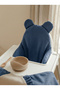 2-Piece Blw Feeding Set - Baby High Chair Cushion and Long-Sleeved Bib Set - Jean - 4