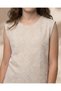 Senior Girls Brown And White Jacquard Top - 5