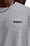 Oversize basic baskılı t-shirt - 3