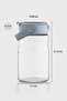 Mono 1700 ml Turquoise Glass Jar with Lid 131072 - 2