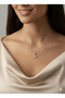 3S Aurora Premium Baguette Stone Steel Necklace