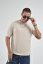 Trend Biz Half Oversize Ribbed Flexible Textured Men's T-Shirt - 2