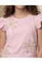 Senior Girls Pale Pink Embellished Top - 4