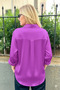 Elegand Backless Long Satin Shirt - 3