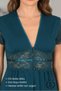 # Pajama Green Breathable Soft Women's Pajama Set Daily Use Modern Stylish Dowry Anti-Sweat - 3