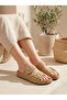 Women's Anatomical Cork Sole Double-Strapped Buckle Casual Slippers - 4